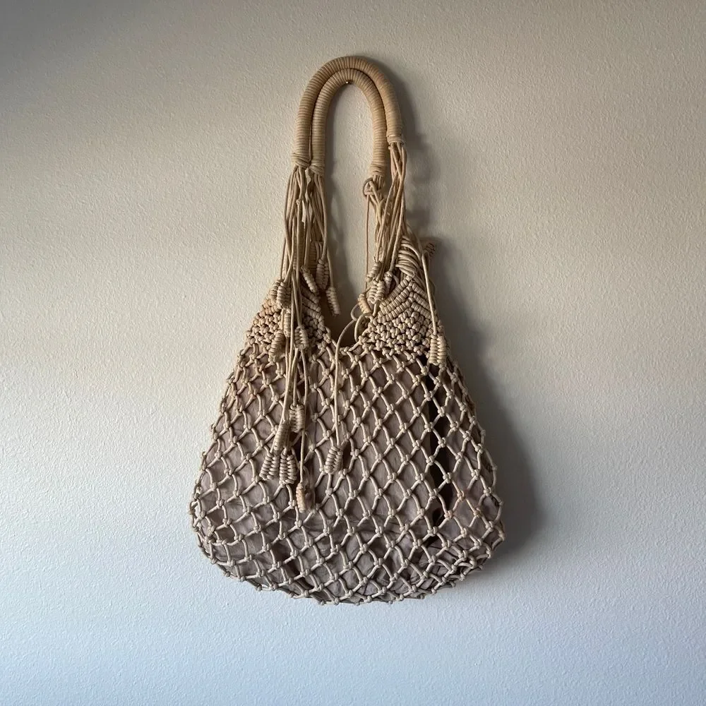 Monserat De Lucca Crochet Knit Bag‎
